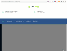 Tablet Screenshot of lenergygroup.com
